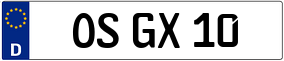 Truck License Plate